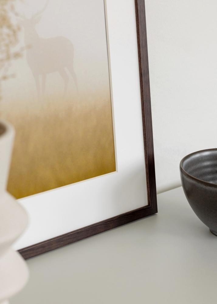 Rahmen Galant Acrylglas Walnuss 24x30 cm