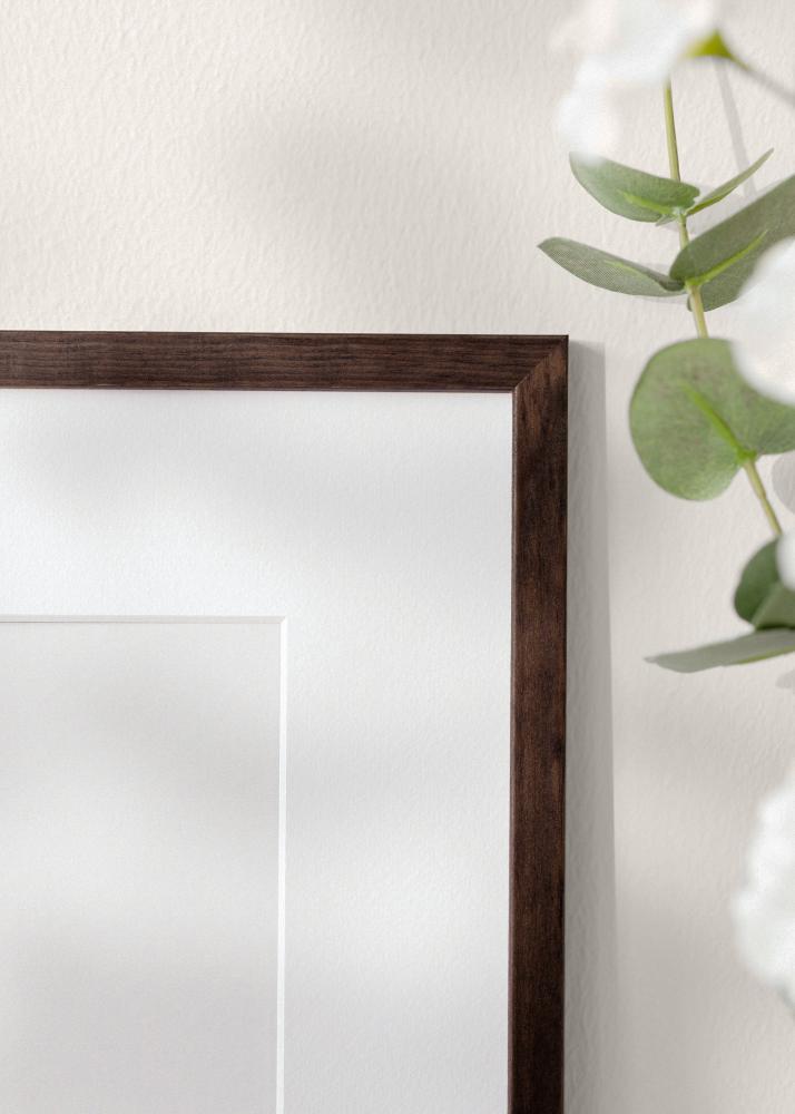 Rahmen Galant Acrylglas Walnuss 24x30 cm