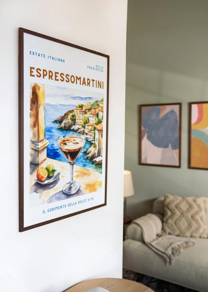 Rahmen Galant Acrylglas Walnuss 24x30 cm