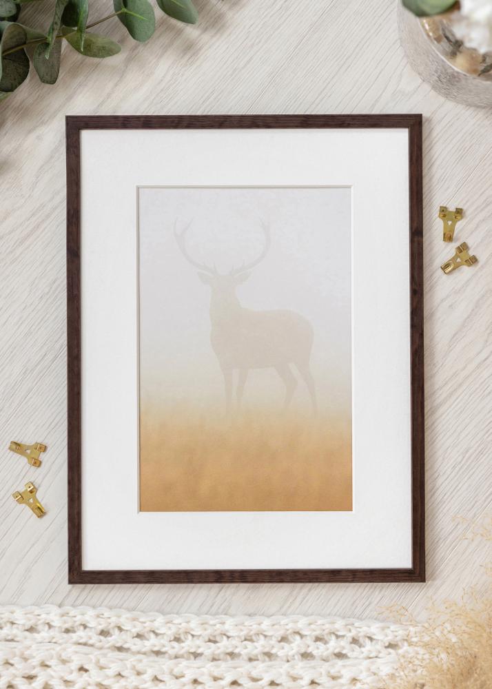 Rahmen Galant Acrylglas Walnuss 24x30 cm