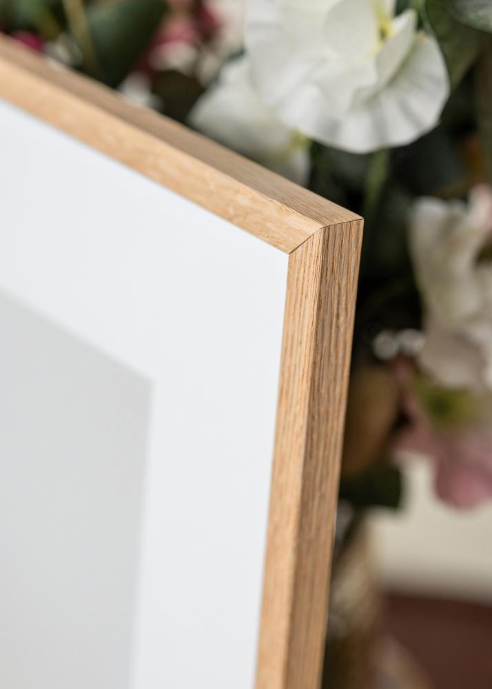 Rahmen Schmal Eiche Acrylglas 13x18 cm