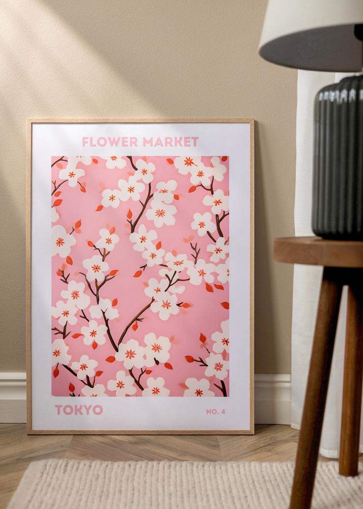 Rahmen Schmal Eiche Acrylglas 13x18 cm