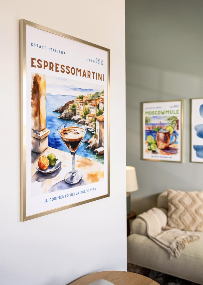 Rahmen Trendy Acrylglas Gold 21x29,7 cm (A4)