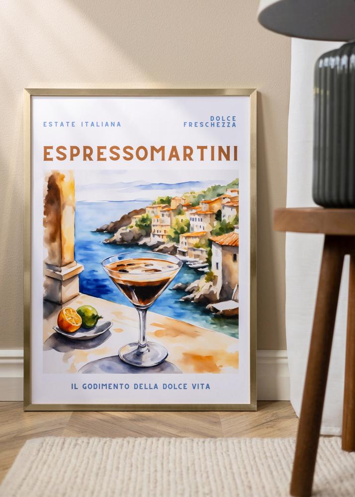 Rahmen Trendy Acrylglas Gold 21x29,7 cm (A4)