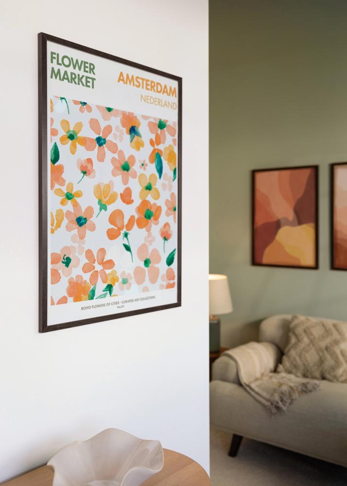 Rahmen Trendy Acrylglas Walnuss 29,7x42 cm (A3)