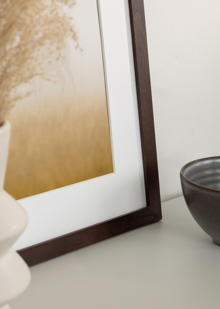 Rahmen BGA Classic Acrylglas Walnuss 60x80 cm