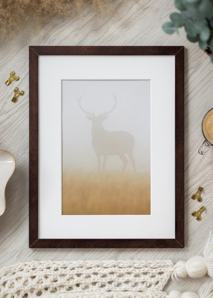 Rahmen BGA Classic Acrylglas Walnuss 60x80 cm