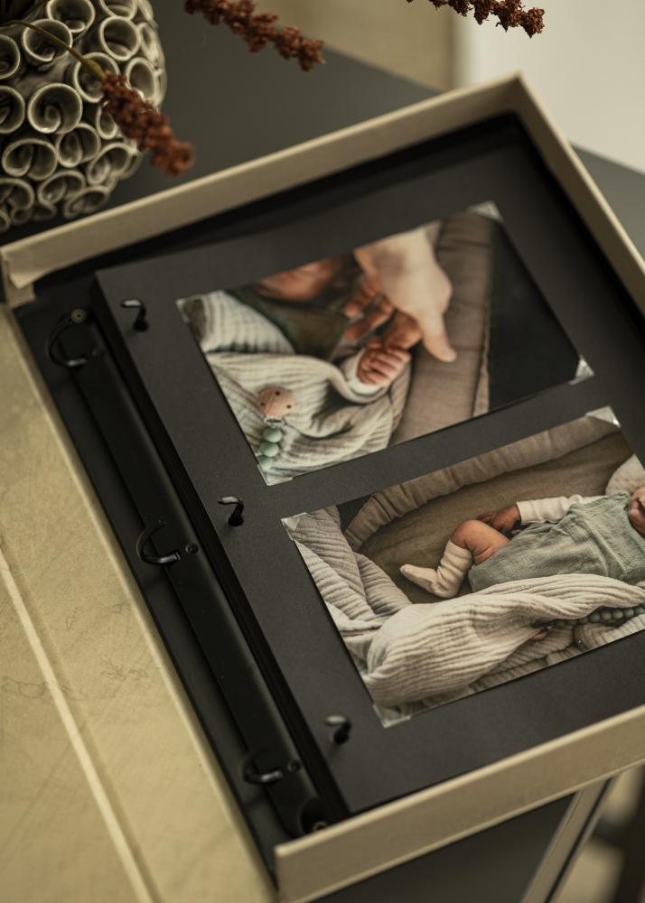 Albumseiten für KAILA Coffee Table Photo Album - 10er-Pack Schwarz