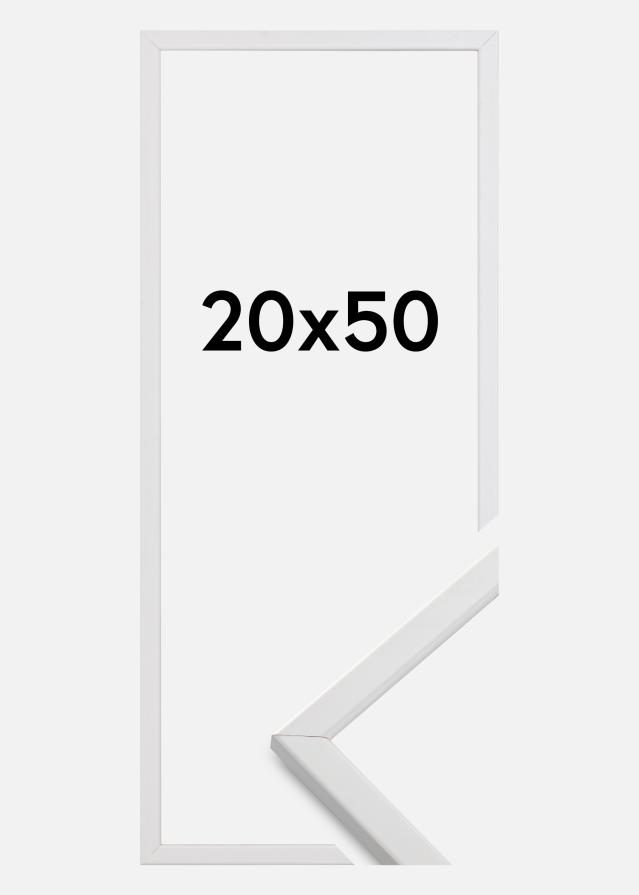 Rahmen Galant Acrylglas Weiß 20x50 cm