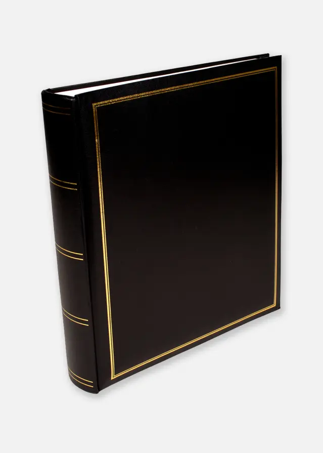 Exclusive Line Maxi Album Schwarz 30x33 cm (100 weiße Seiten / 50 Blatt)