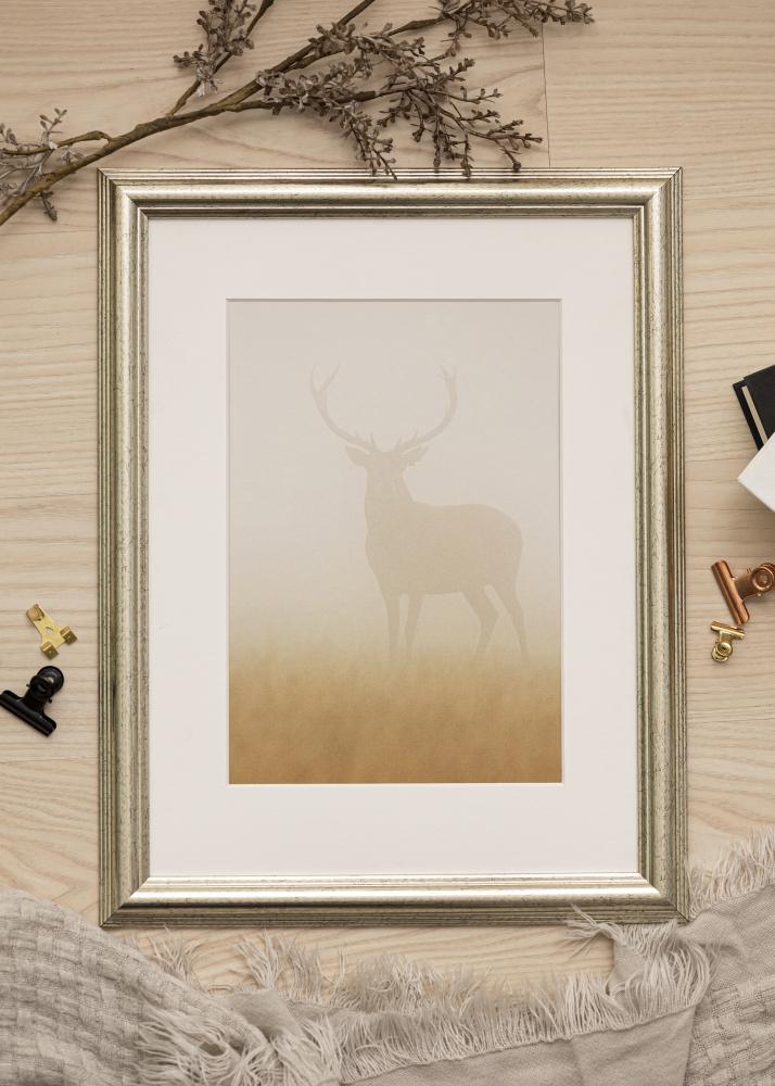 Rahmen Västkusten Acrylglas Silber 24x30 cm