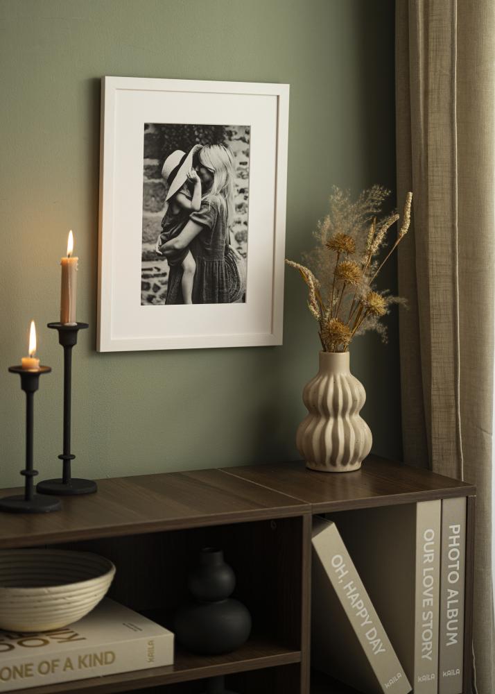 Passepartout Superweiß (weißer Kern) 30x40 cm (19x29 cm)