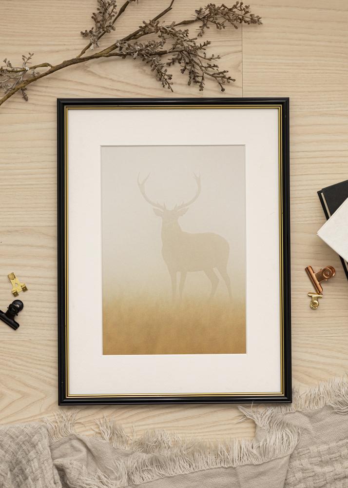 Rahmen Classic Schwarz 18x24 cm