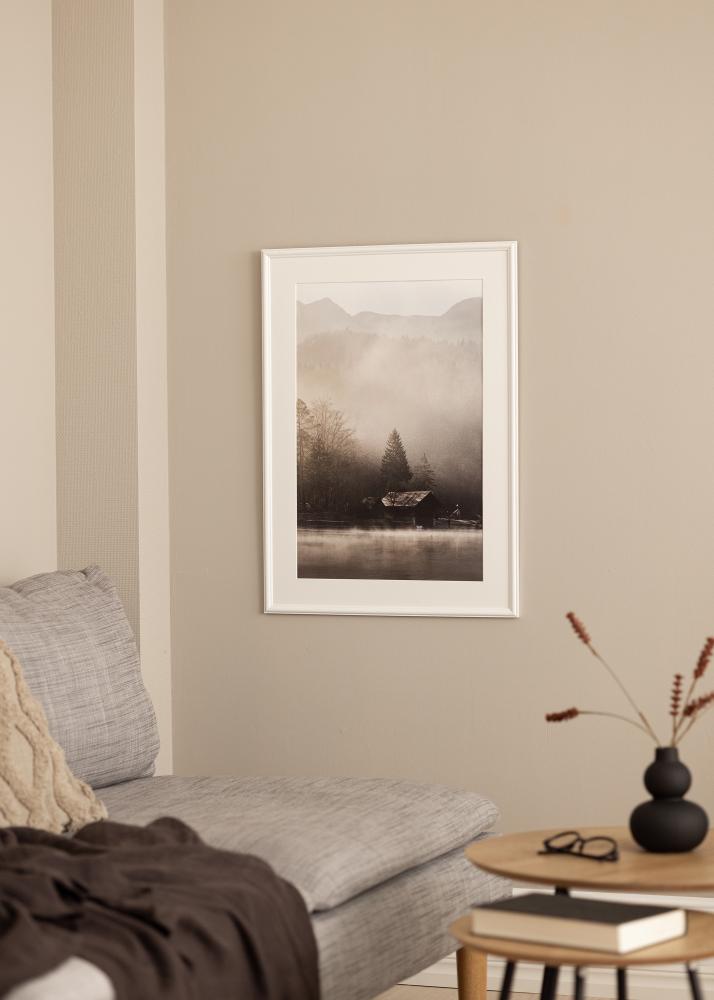 Rahmen Line Weiß 15x15 cm