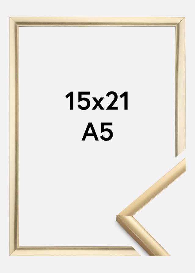 Rahmen New Lifestyle Acrylglas Gold 15x21 cm (A5)