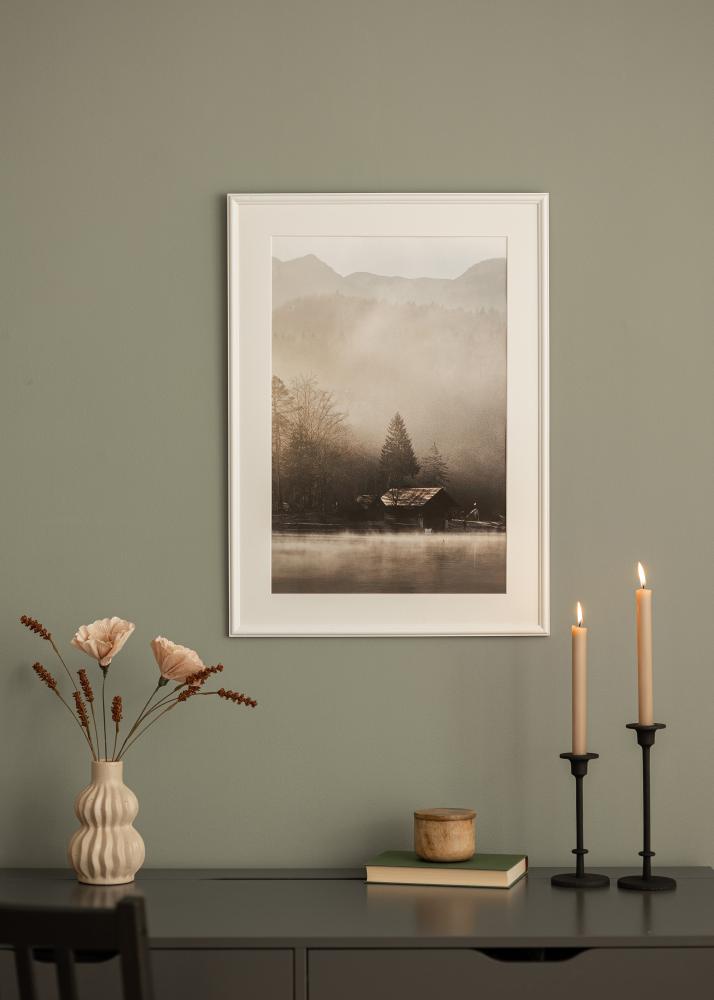 Rahmen Line Weiß 15x15 cm