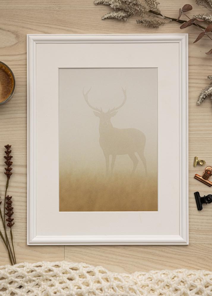 Rahmen Line Weiß 15x15 cm