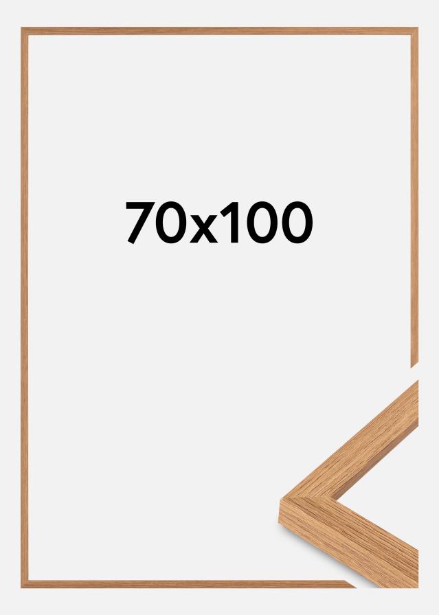 Rahmen Modern Acrylglas Teak 70x100cm