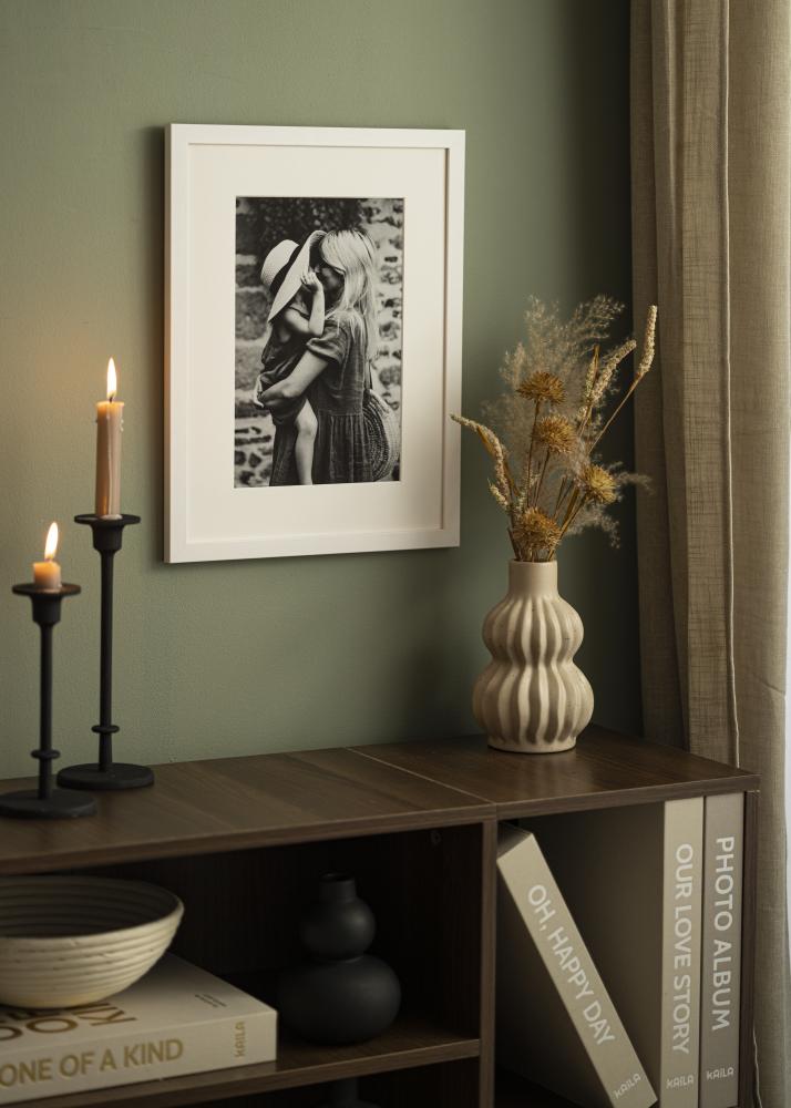 Passepartout Weiß Standard (weißer Kern) 50x60 cm (39x49)