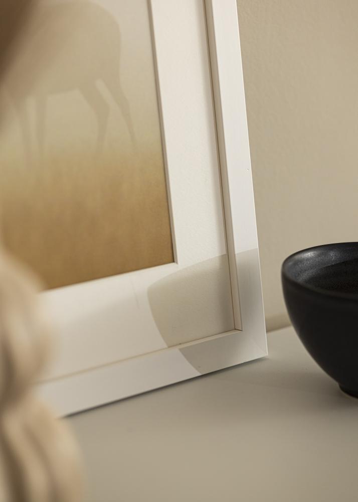 Rahmen White Wood Acrylglas 40x50 cm