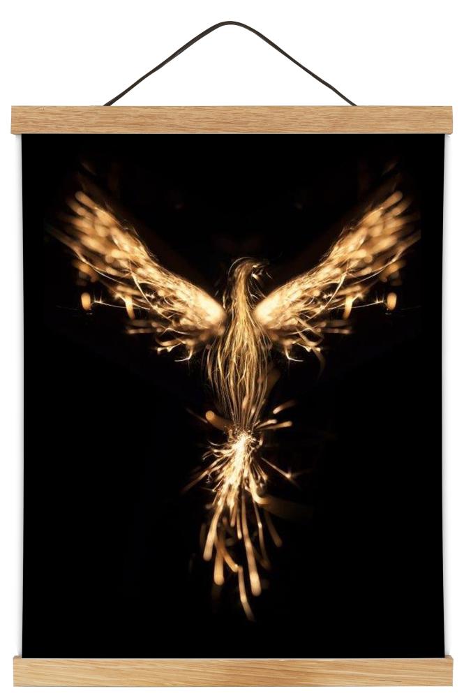 Posteraufhängung Eiche - 61 cm