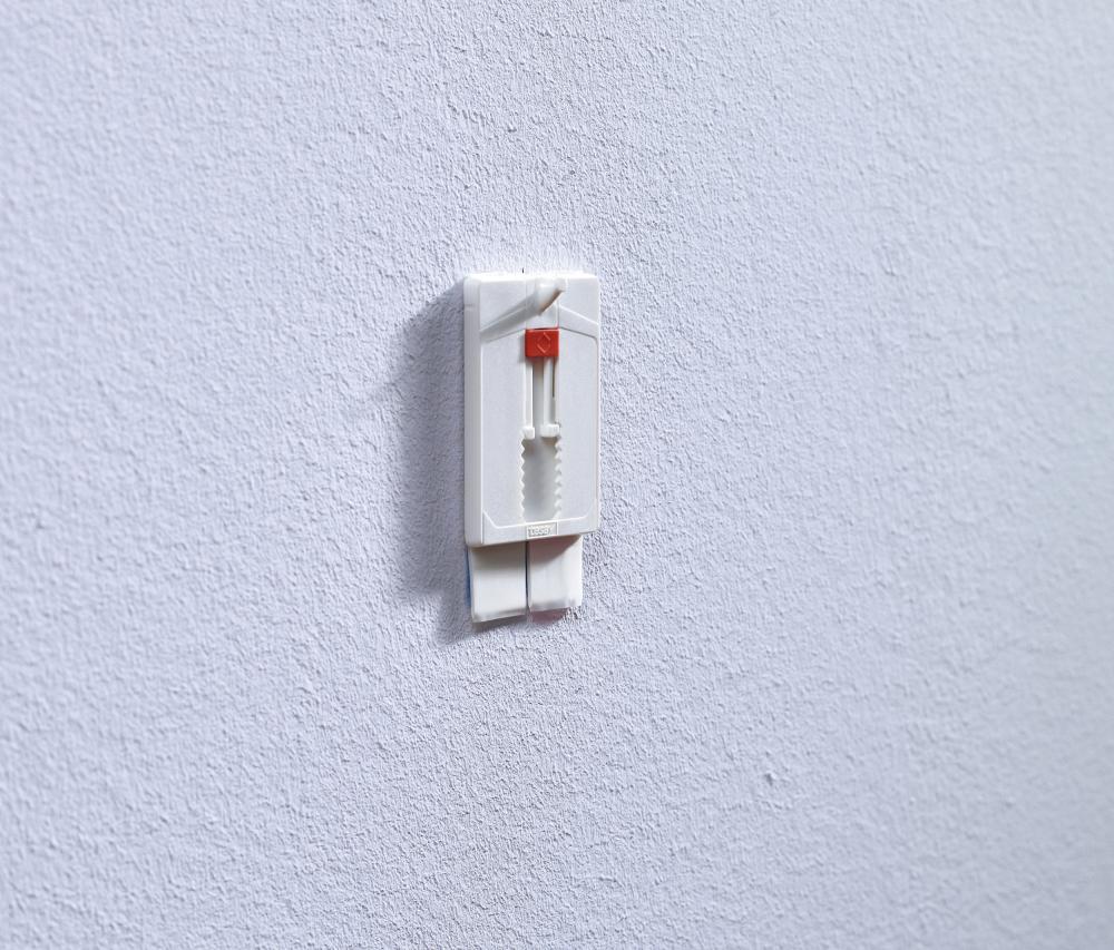 Tesa - Verstellbarer selbstklebender Nagel für alle Wandarten (max. 2x2kg)