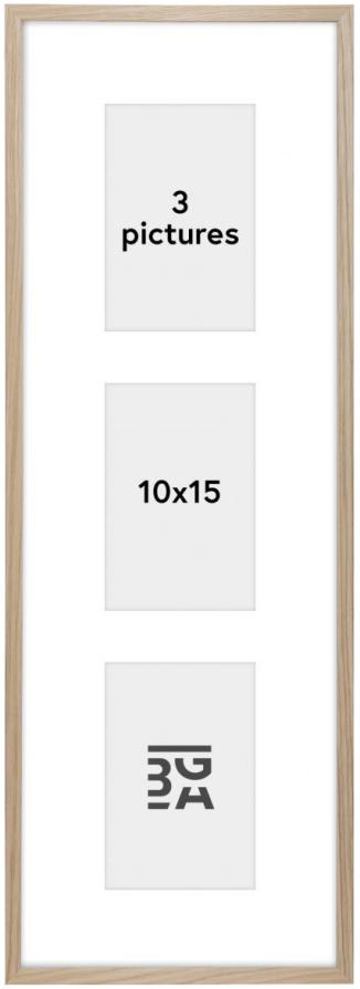 Edsbyn Collage-Rahmen I Eiche - 3 Bilder (10x15 cm)