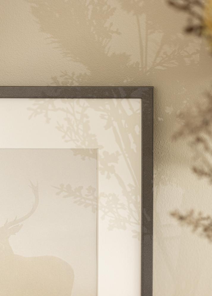 Rahmen Edsbyn Acrylglas Graphitgrau 40x40 cm