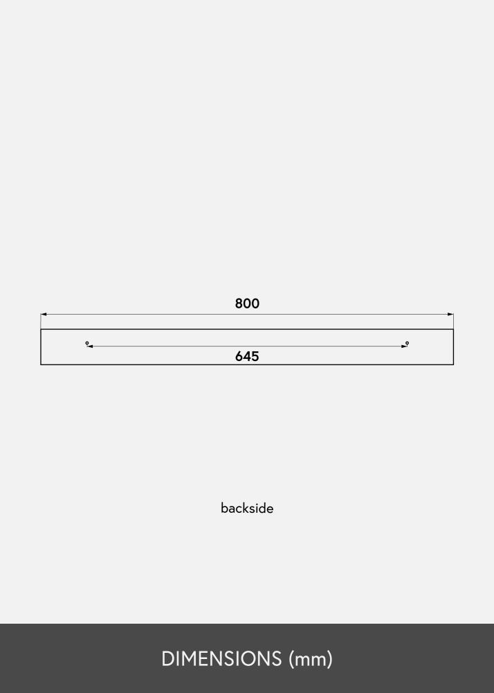 KAILA Bilderregal Bambus 80 cm