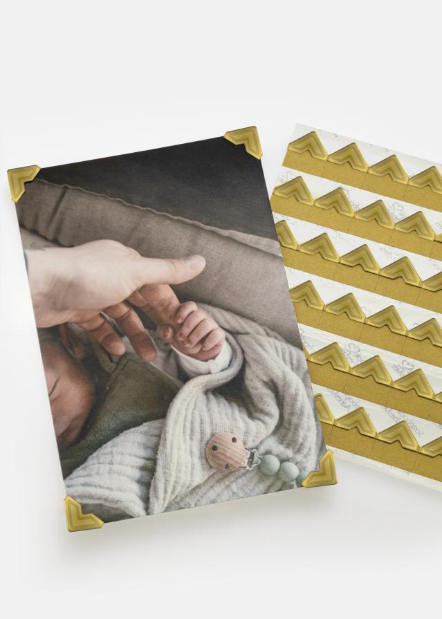 3L Creative Photo Corners Gold - 108 Stk.