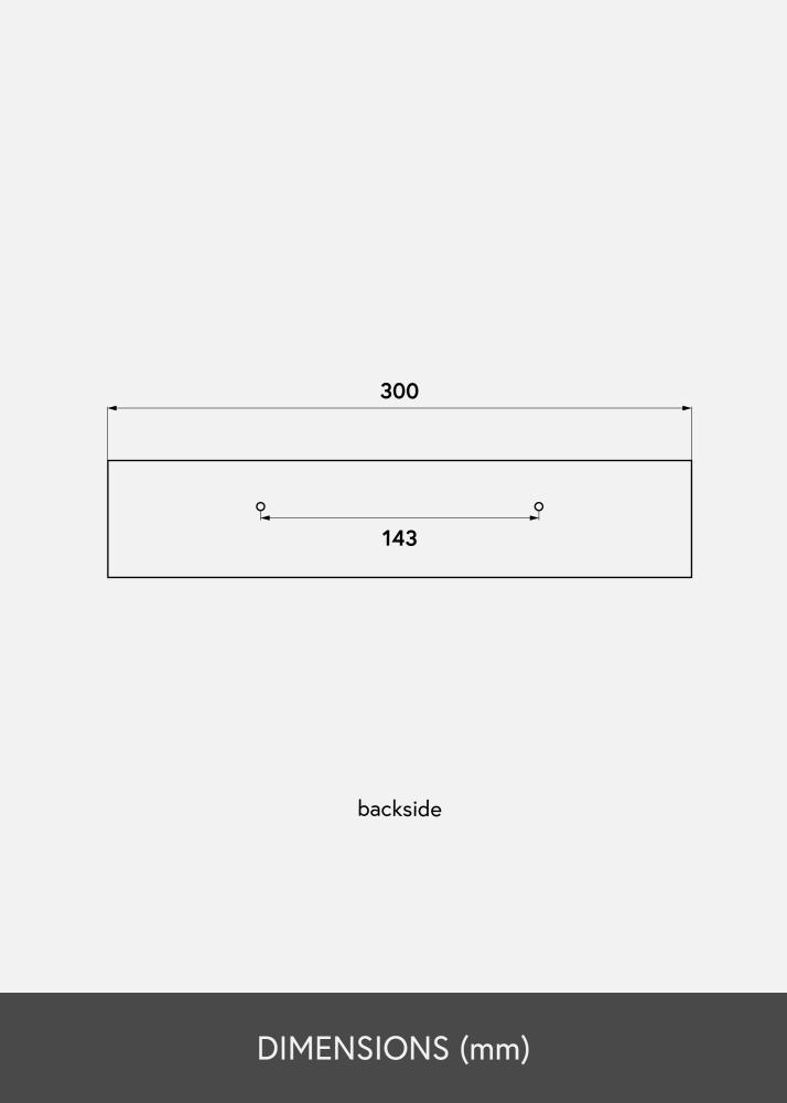 KAILA Bilderregal Bambus 30 cm