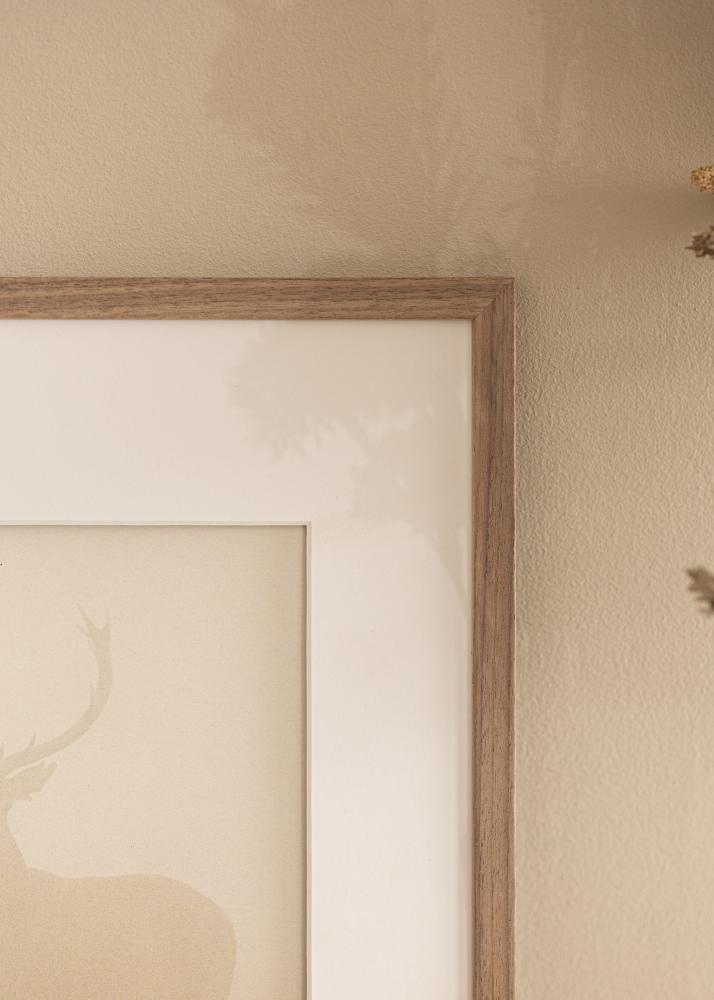 Rahmen Edsbyn Acrylglas Walnuss Hell 50x70 cm