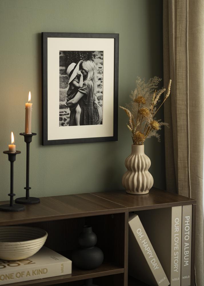 Passepartout Offwhite (weißer Kern) 40x50 cm (29x39)