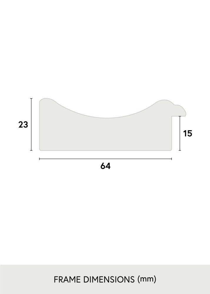 Rahmen Saltsjöbaden Acrylglas Antik-Gold 20x25 cm