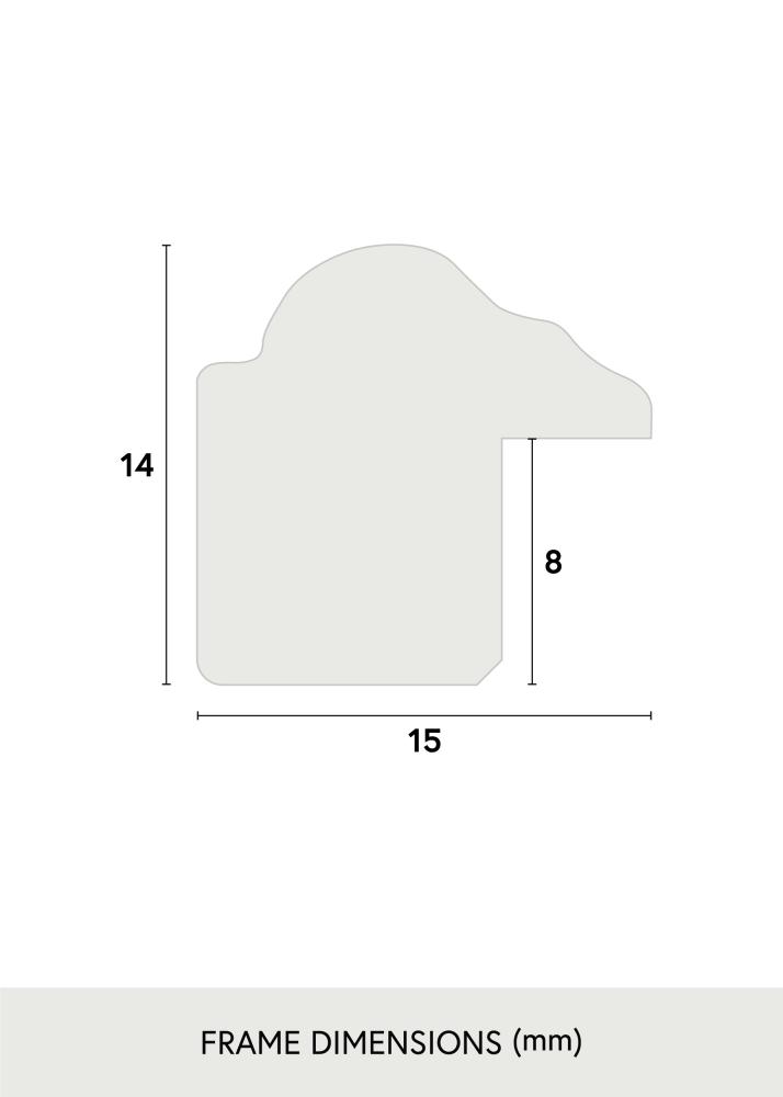 Rahmen Horndal Acrylglas Walnuss 29,7x42 cm (A3)