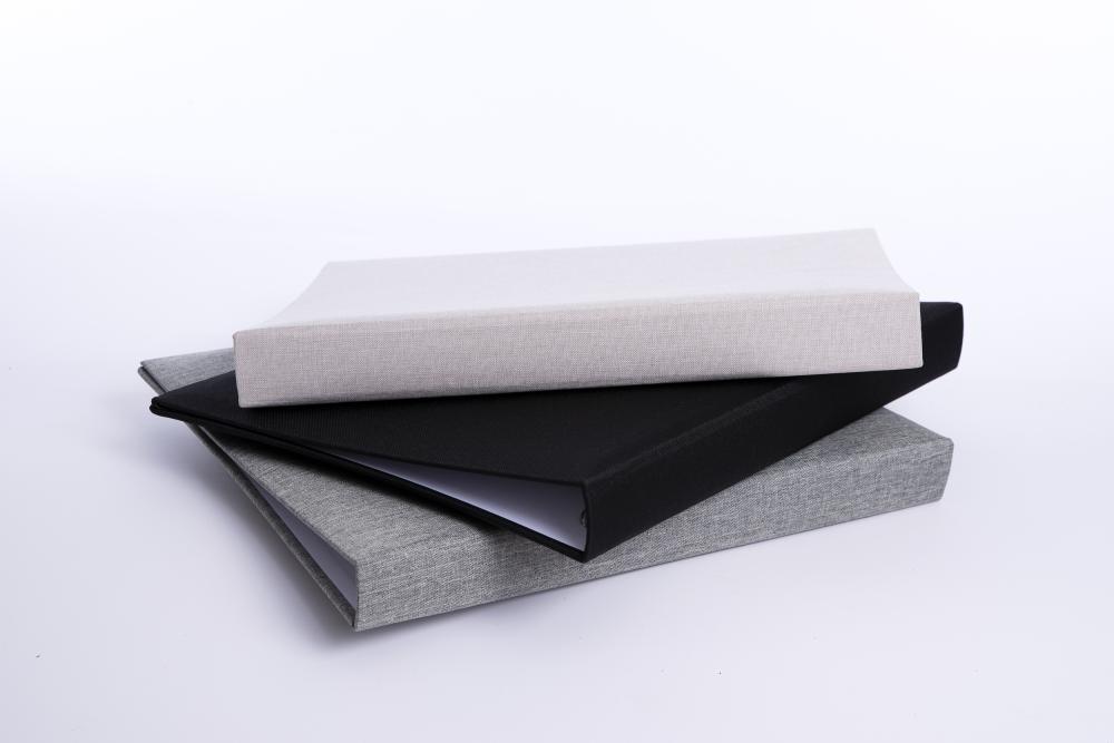 Base Line Canvas Ringordner - Grau