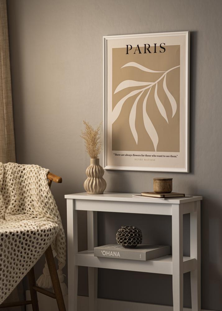 Rahmen Gala Acrylglas Weiß 21x29,7 cm (A4)