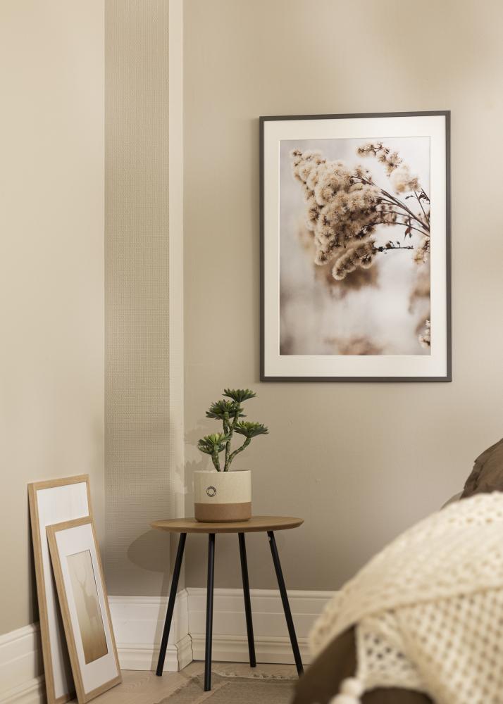 Rahmen Edsbyn Acrylglas Graphitgrau 40x40 cm