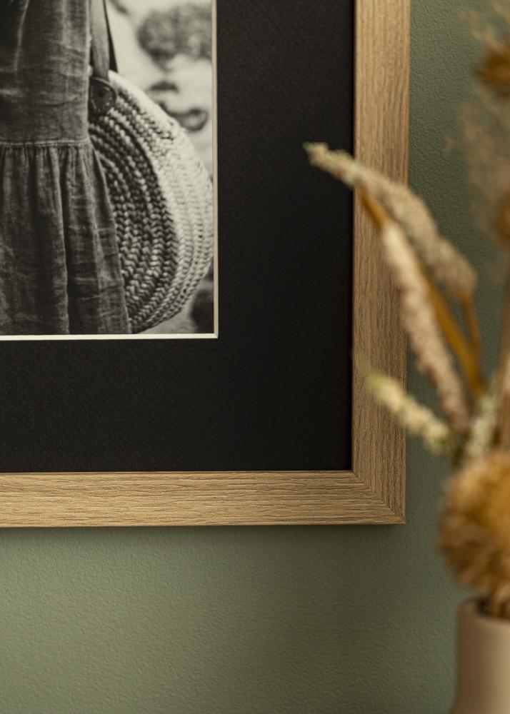 Passepartout Canson Schwarz (weißer Kern) 40x50 cm (29x39)