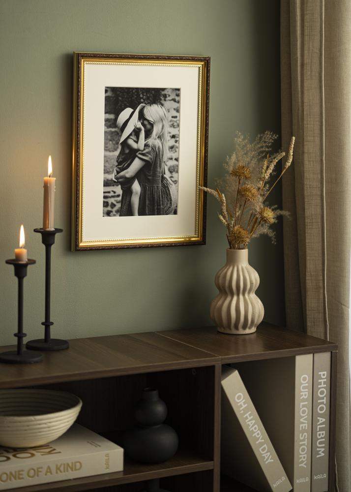 Passepartout Offwhite (weißer Kern) 40x50 cm (29x39)