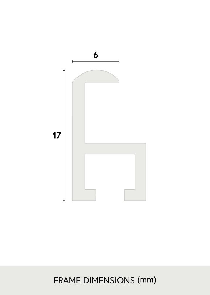 Rahmen Visby Acrylglas Schwarz 30x40 cm