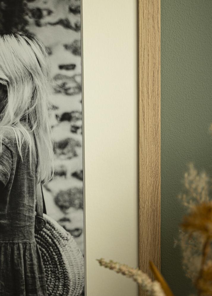 Passepartout Offwhite (weißer Kern) 40x50 cm (29x39)