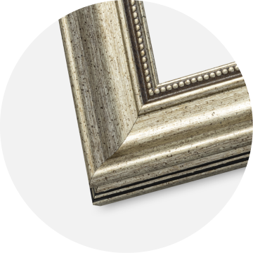 Rahmen Rokoko Silber 30x40 cm