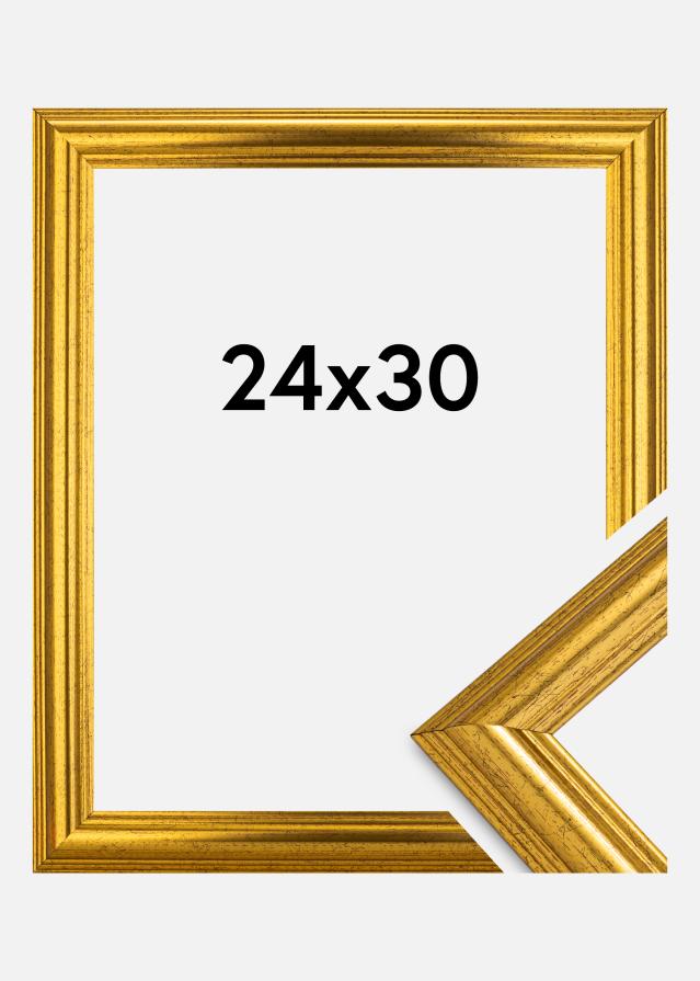 Rahmen Västkusten Acrylglas Gold 24x30 cm