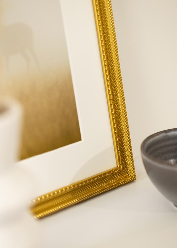 Rahmen Lattice Acrylglas Gold 40x60 cm