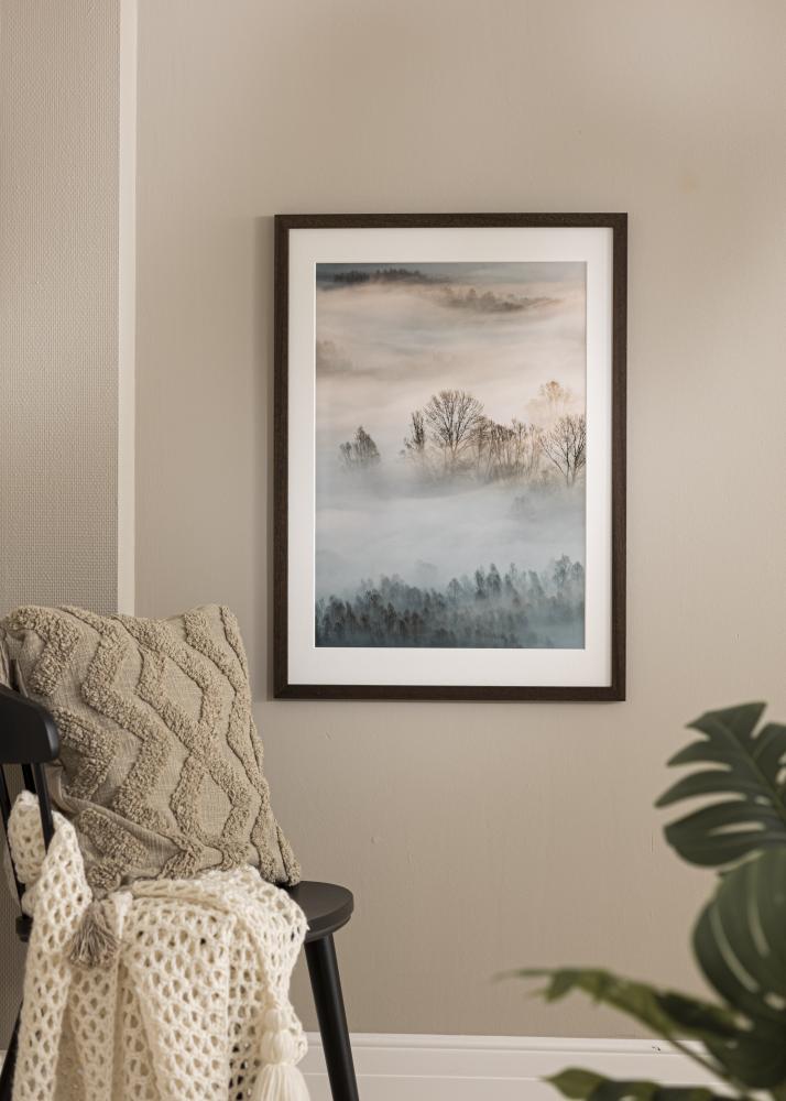 Rahmen Brown Wood Acrylglas 8x10 inches (20,32x25,4 cm)