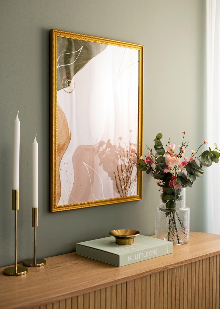 Rahmen Lattice Acrylglas Gold 40x60 cm