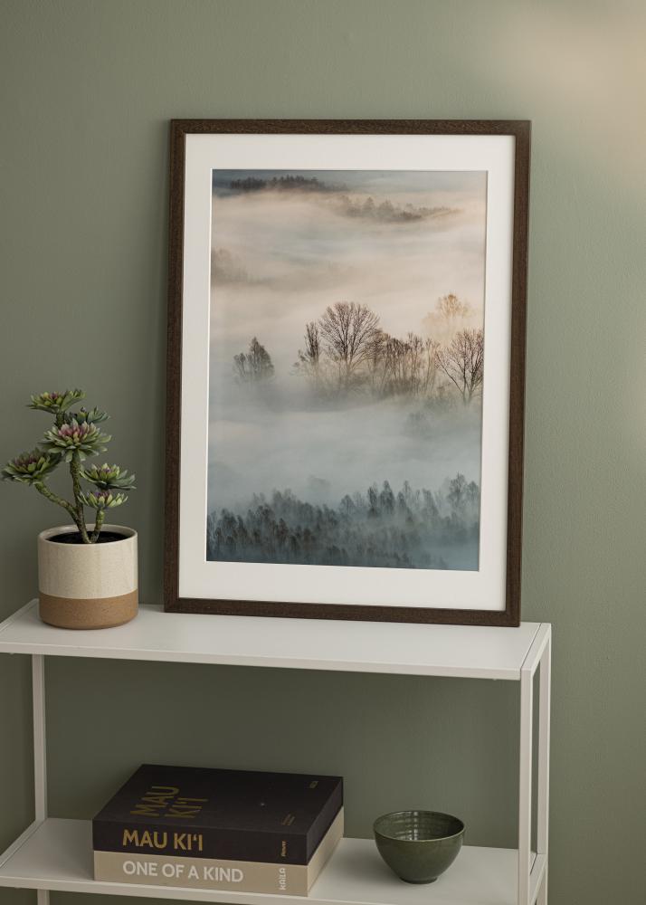 Rahmen Brown Wood Acrylglas 8x10 inches (20,32x25,4 cm)