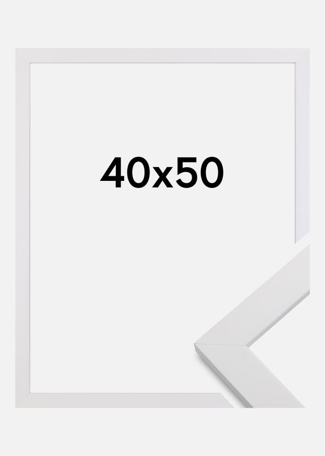 Rahmen White Wood Acrylglas 40x50 cm