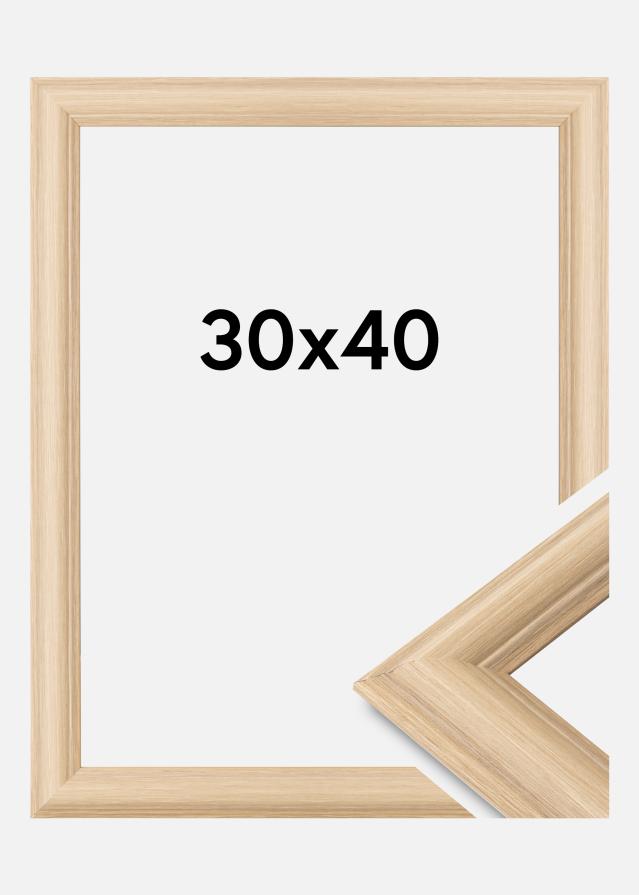 Rahmen Västkusten Acrylglas Eiche 30x40 cm